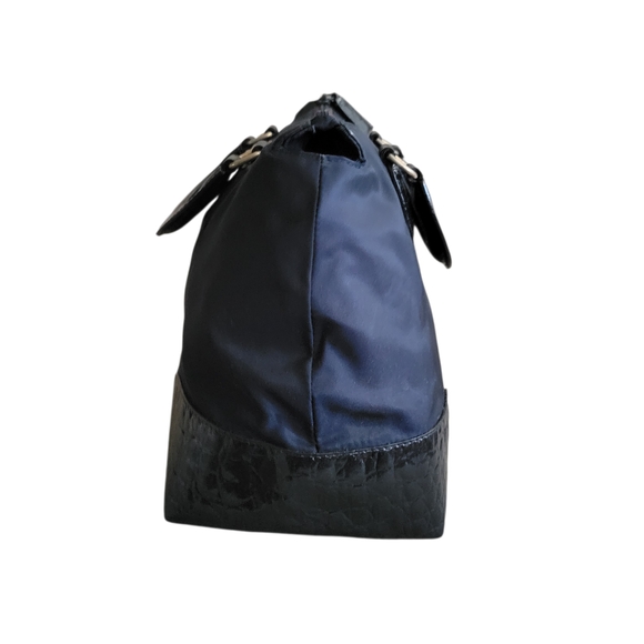 Prada Navy and Black Women's Satchel - Picture 15 of 15